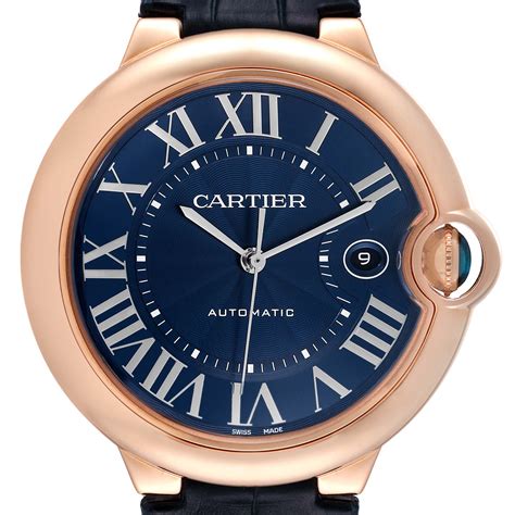 ballon bleu cartier or rose|cartier ballon bleu 42mm price.